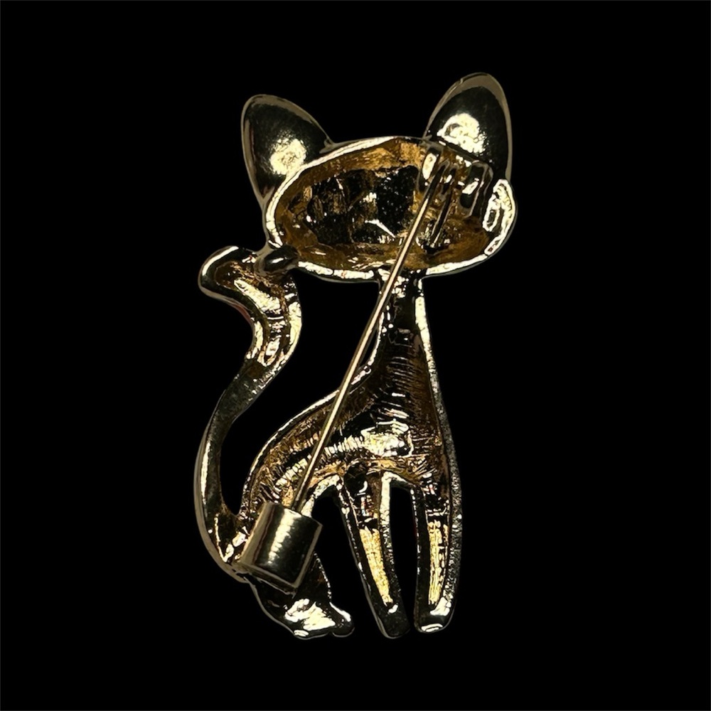 Colorful Cat Brooch - Picture 3 of 4